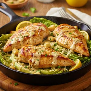 Baked Caesar Chicken