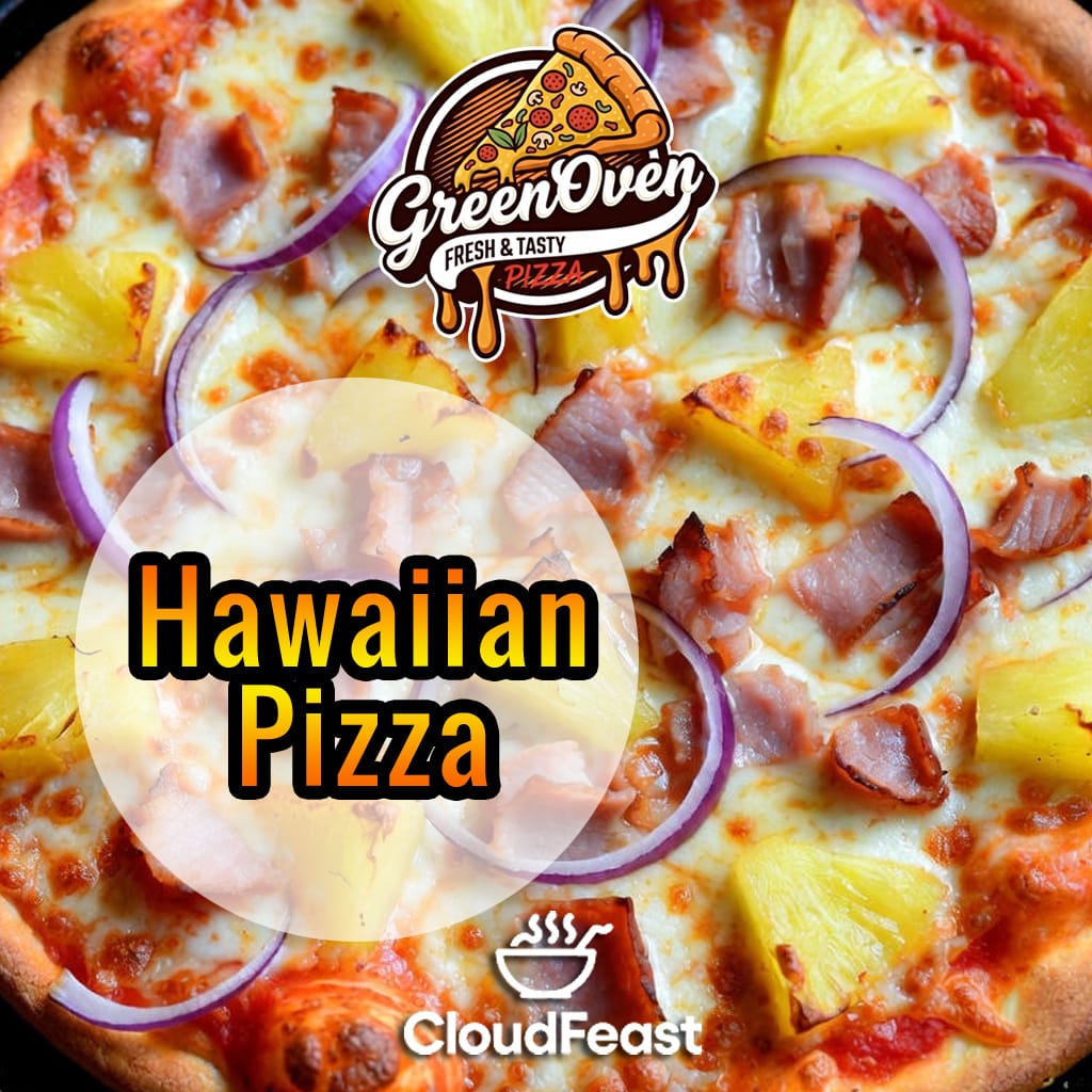 Hawaiian-Pizza by GreenOven (Good for 5 Persons)