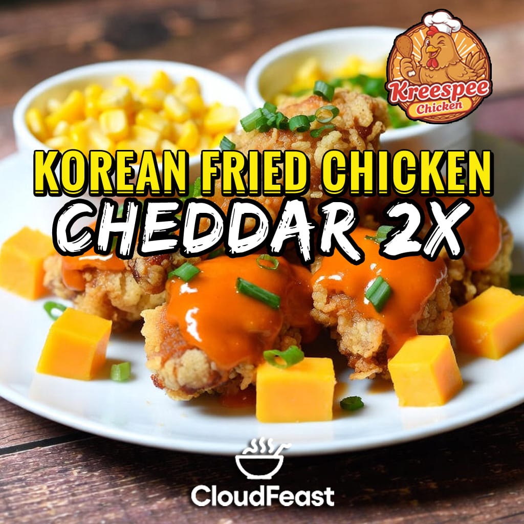 KOREAN FRIED CHICKEN Cheddar 2x (Good for 5 Persons)