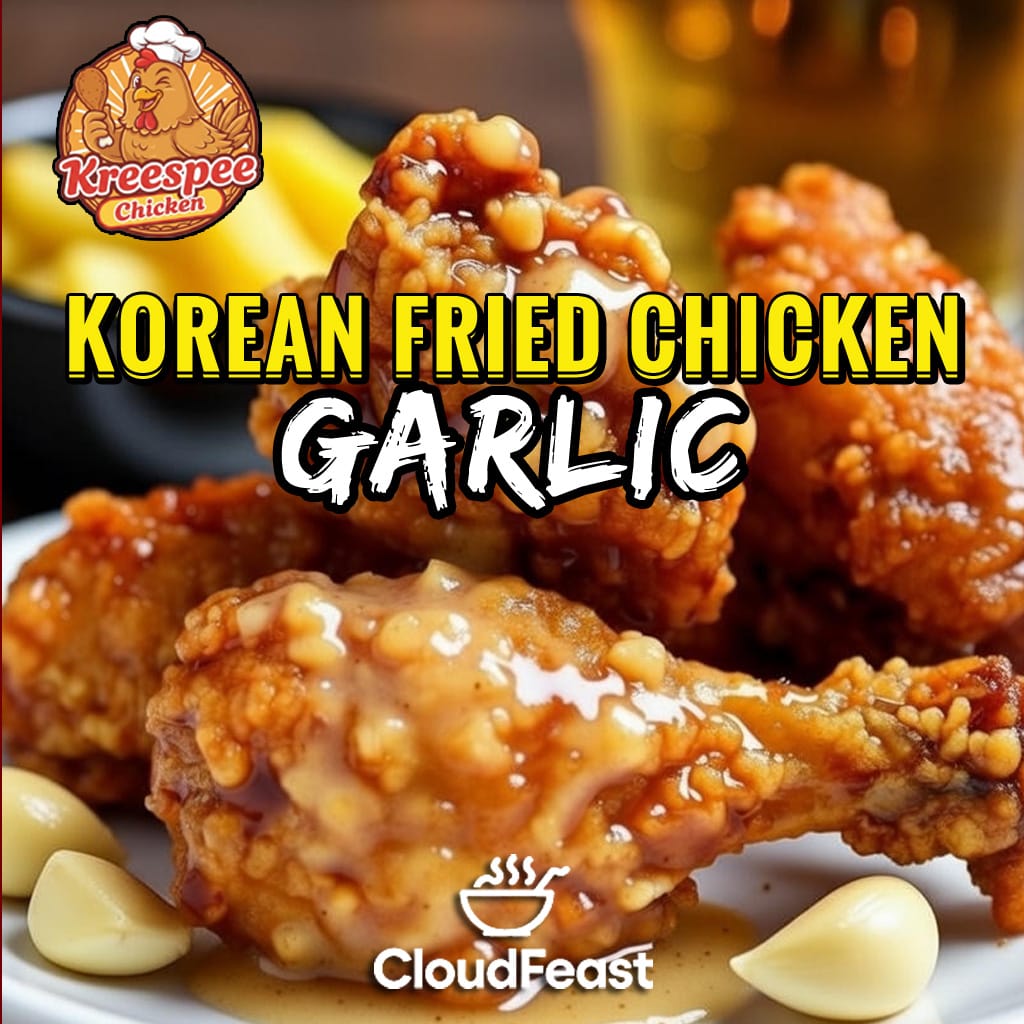 KOREAN FRIED CHICKEN Garlic (Good for 5 Persons)