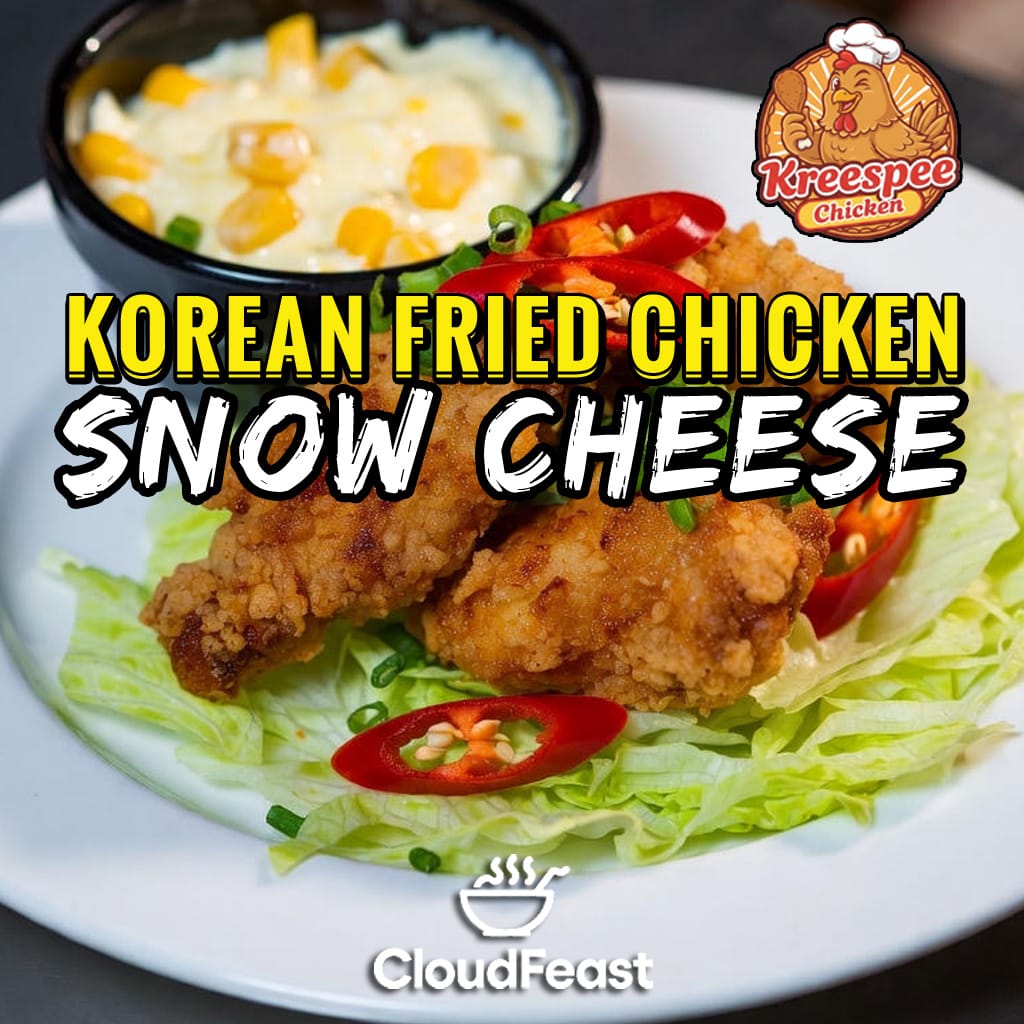 KOREAN FRIED CHICKEN Snow Cheese (Good for 5 Persons)