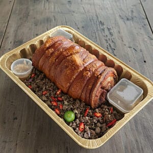 Lechon Belly and Pork Sisig Combo