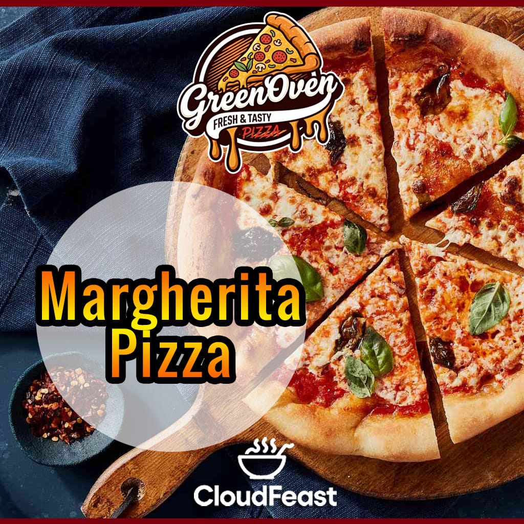Margherita-Pizza by GreenOven (Good for 5 Persons)