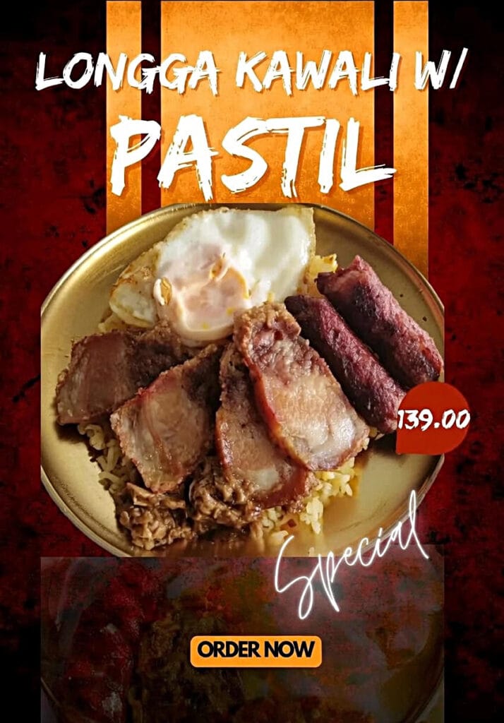 Longa Kawali with Pastil