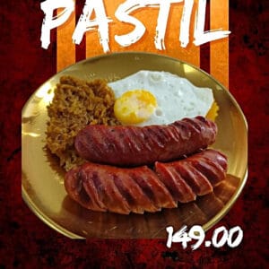 Double HungSilog with Pastil