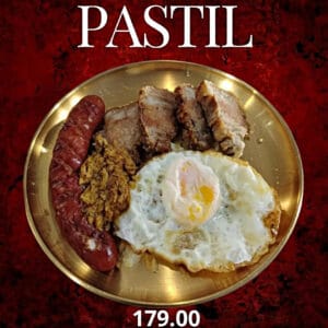 Lechong Kawali Silog with Pastil