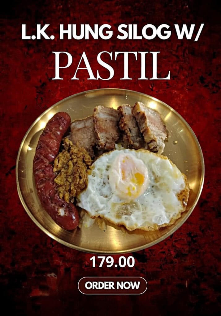 Lechong Kawali Silog with Pastil