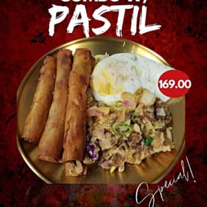 Sisig & Shanghai Combo with Pastil