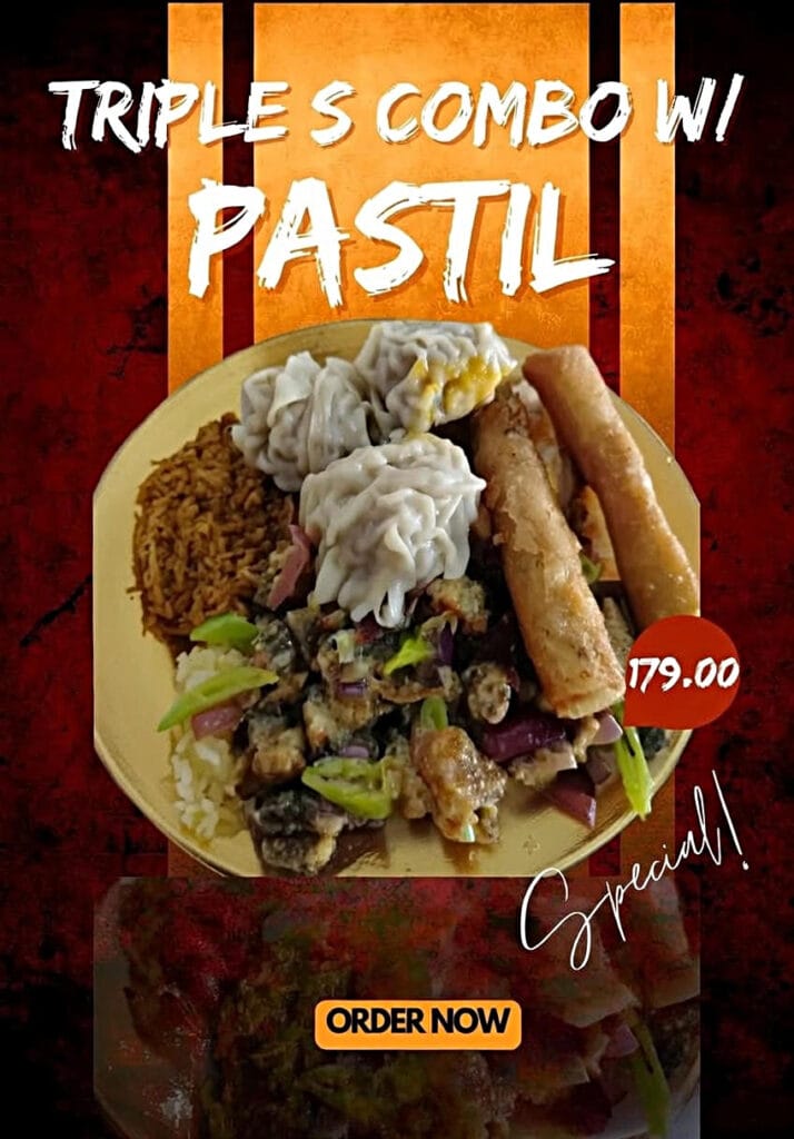 Triple S Combo with Pastil