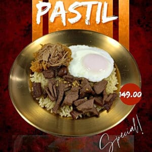 Tapsilog with Pastil