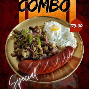 Sisig & HungSilog Combo